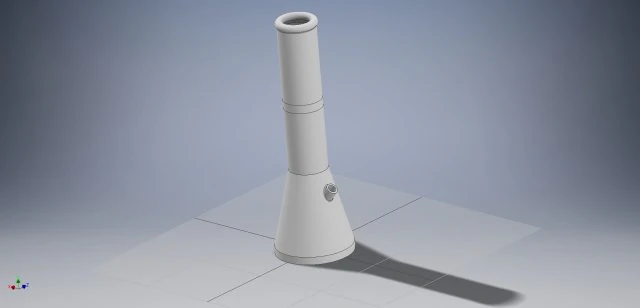the 3d-printed bong with percolator 3D Print Model .c4d .max .obj .3ds .fbx .stl .blend 