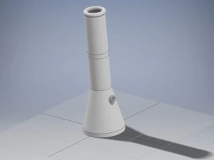 o bongo impresso em 3D com coador Modelo de Impressão 3D