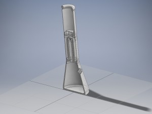 the 3d-printed bong with percolator 3D Принт Модель
