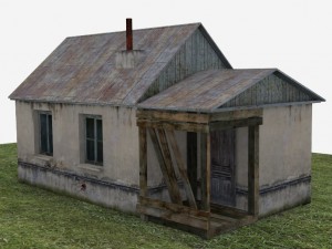 old house 3D 모델