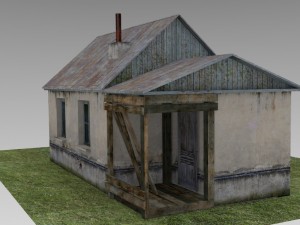 old house 3D 모델