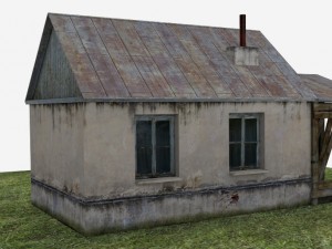 old house 3D 모델