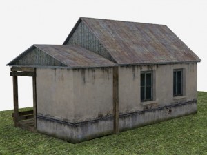 old house 3D 모델
