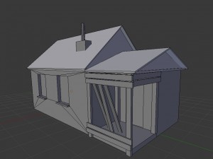 old house 3D 모델