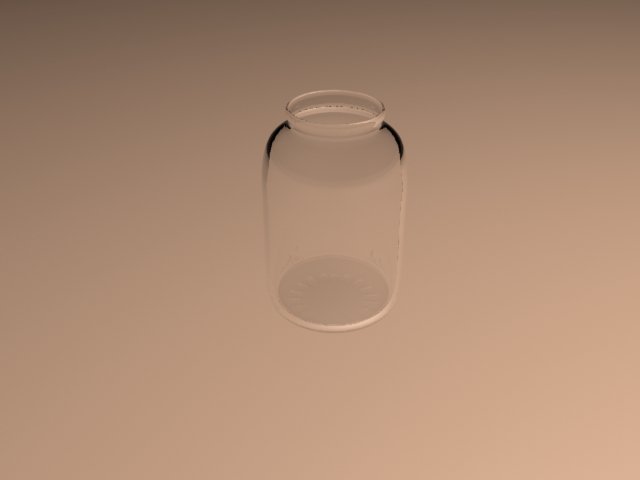 glass jar 3D Модель .c4d .max .obj .3ds .fbx .stl .blend 