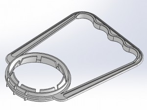 6 liter bottle handle 3Dプリントモデル