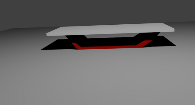 futuristic 3d table Modelo 3D .c4d .max .obj .3ds .fbx .stl .blend 