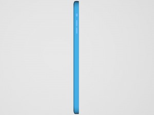 apple iphone 5c blue 3D Model