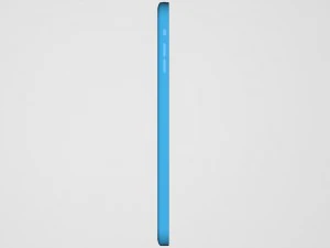 苹果 iphone 5c 蓝色 3D 模型