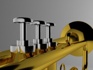 trumpet Model 3D
