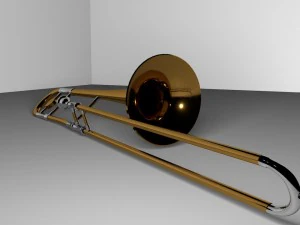 trombon Model 3D