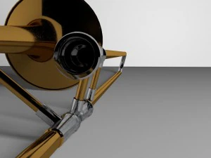 trombon Model 3D