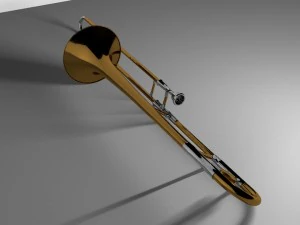 trombon Model 3D