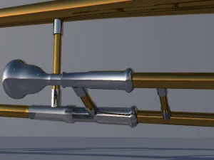 trombon Model 3D
