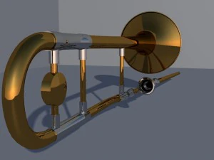 trombon Model 3D
