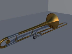 trombon Model 3D