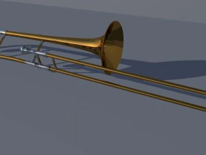 trombon Model 3D