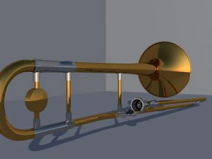 trombon Model 3D