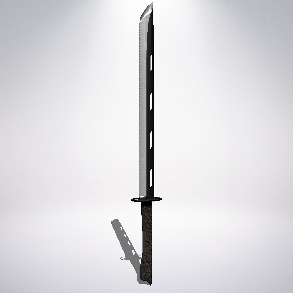 dark blade Low-poly 3D Model