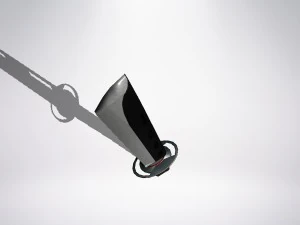 steel dark blade 3D Model