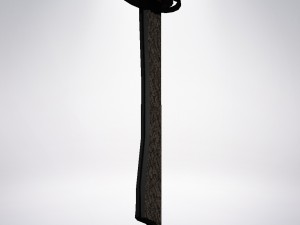 steel dark blade 3D Model