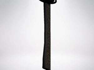 steel dark blade 3D Model