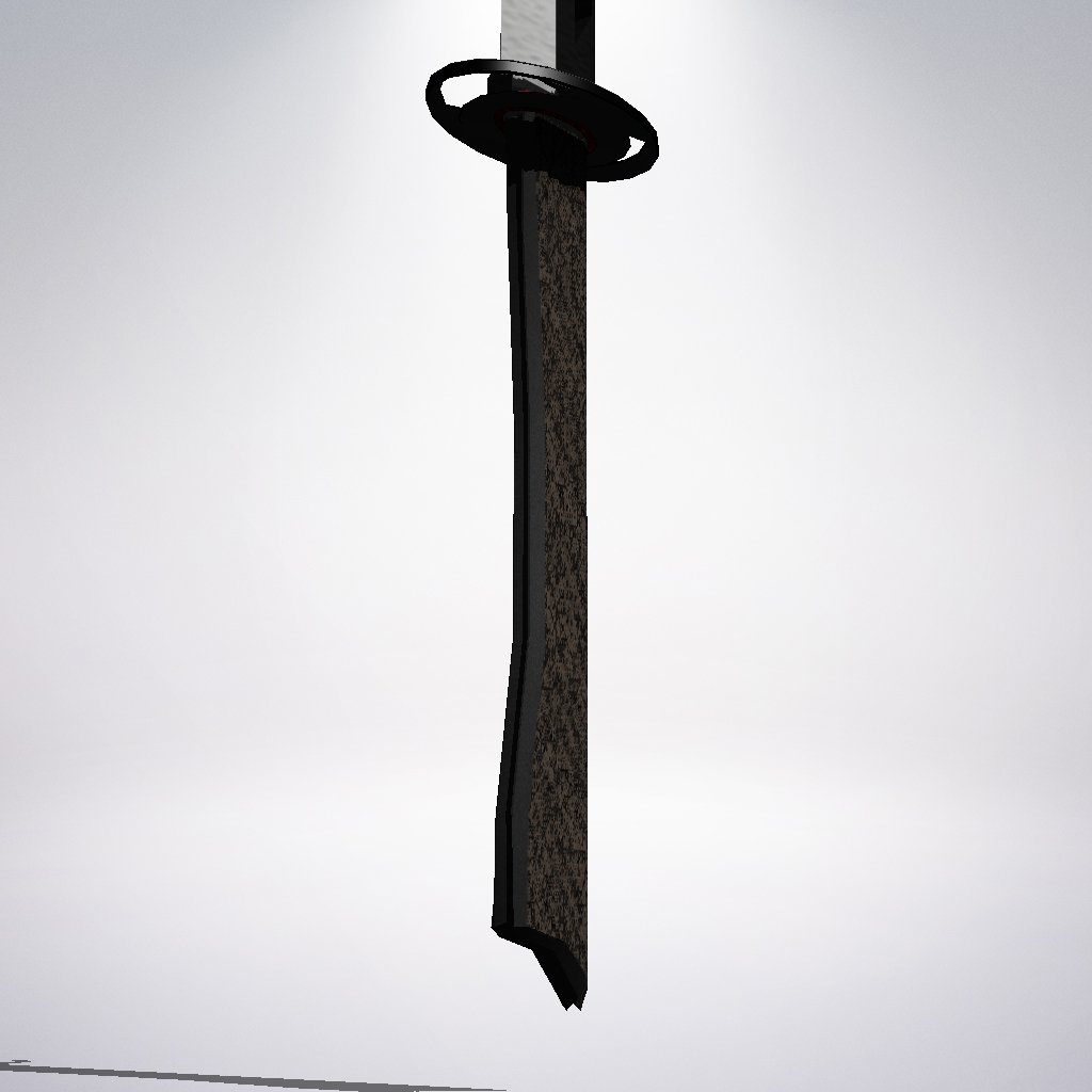 dark blade Low-poly 3D Model