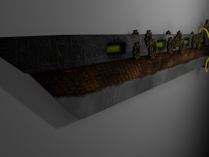steampunk sword 3D Model
