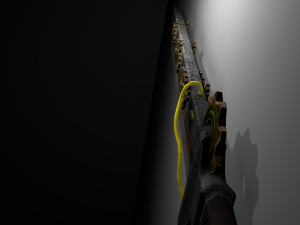 steampunk sword 3D Model