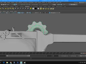 steampunk sword 3D Model