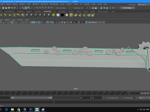 steampunk sword 3D Model