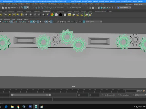 меч стімпанк 3D Модель