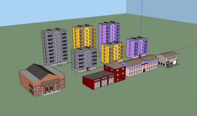 pak city models 3D Model .c4d .max .obj .3ds .fbx .stl .blend 