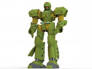 patlabor helldiver Modèle 3D