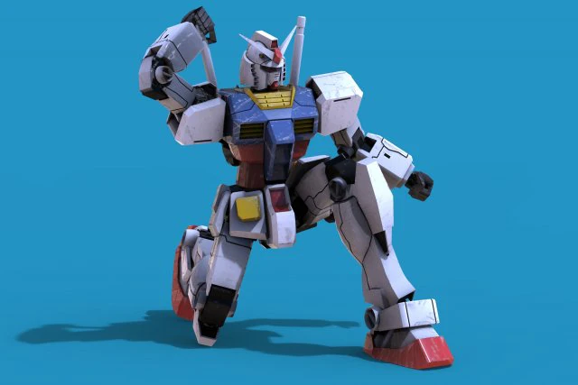 gundam 3D Model .c4d .max .obj .3ds .fbx .stl .blend