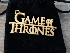 Game of Thrones Schl&uuml;sselanh&auml;nger 3D Druckmodell