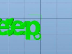 jeep hearts keychain 3D Print Model
