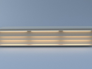modern reception desk Modelo 3D