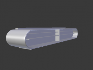 modern reception desk Modelo 3D