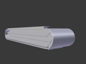 modern reception desk 3D Model