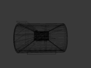 modern reception desk 3D Model