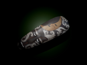 african tribal mask 3 pack wood warrior helmet Modelo 3D