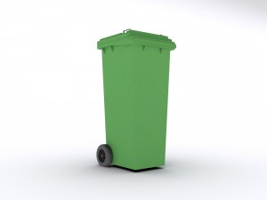 wheelie bin 3D Model