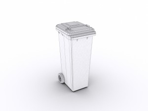 wheelie bin 3D Model