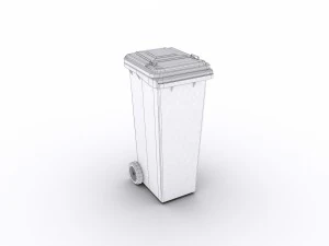 wheelie bin 3D Model