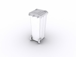 wheelie bin 3D Model