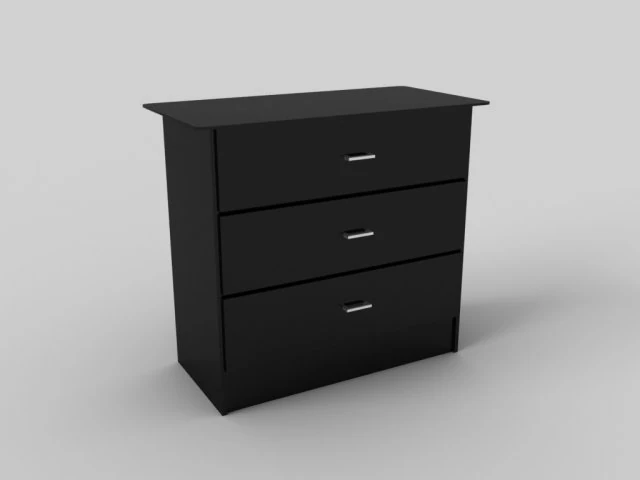 chest of drawers 3D Model .c4d .max .obj .3ds .fbx .stl .blend 