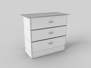 chest of drawers Model 3D