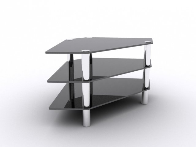 corner tv unit 3D Model .c4d .max .obj .3ds .fbx .stl .blend 
