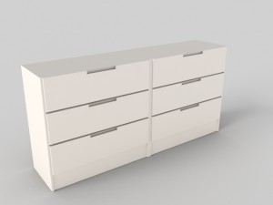 double dresser Modelo 3D